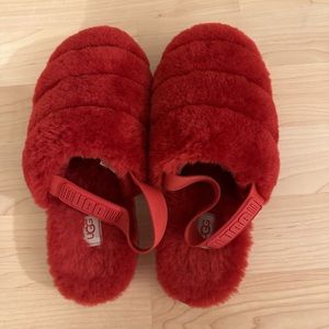 Ugg Size 9 Red Funkett Sandals